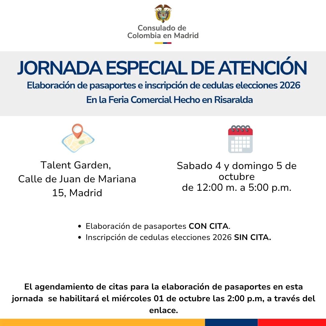 Jornada especial Oct 4 y 5, 2025.