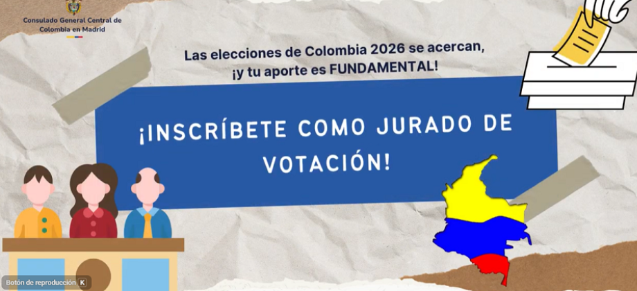 Inscríbete como jurado de votación 2026 en Madrid
