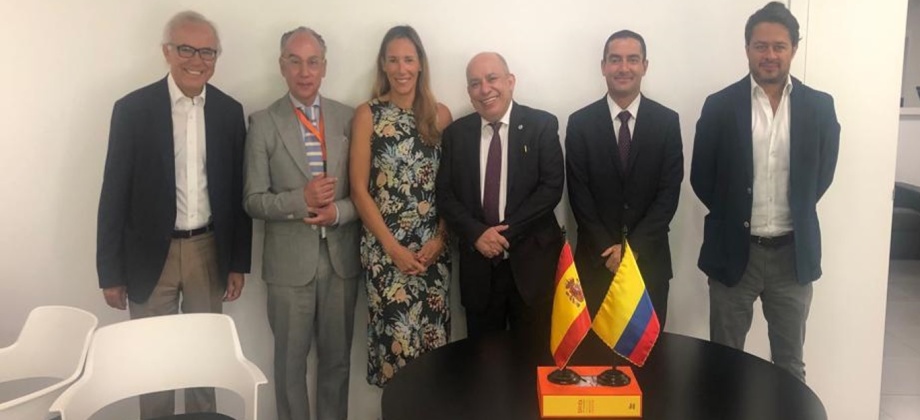Rector de la UNAD dialogó con el Cónsul de Colombia en Madrid
