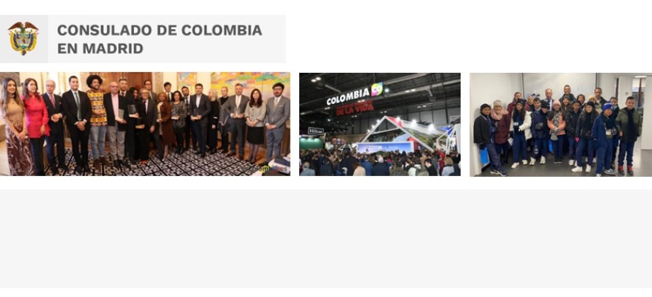 Informe de las acciones adelantadas por el Consulado de Colombia en Madrid durante enero de 2023