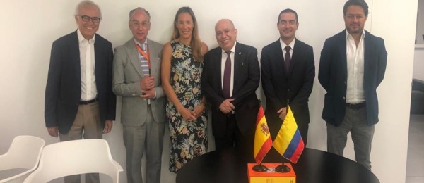 Rector de la UNAD dialogó con el Cónsul de Colombia en Madrid