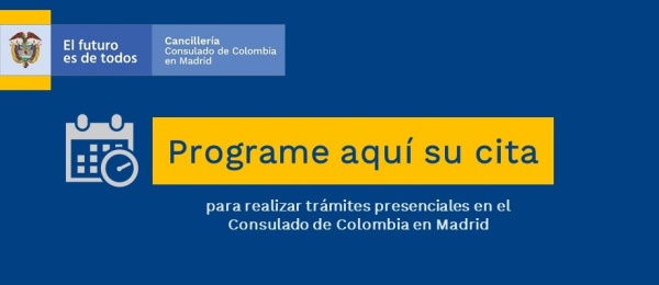 Programe aquí su cita para hacer los trámites en el Consulado de Colombia 