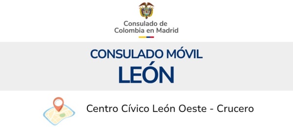 Consulado Móvil en León por el Consulado de Colombia en Madrid