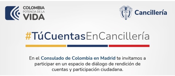 Consulado de Colombia en Madrid realizará su rendición de cuentas este 15 de noviembre