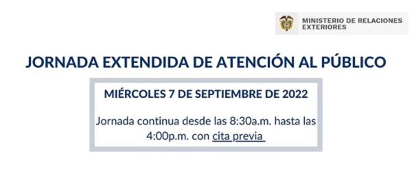Jornada extendida de atención al público en la sede del Consulado de Colombia en Madrid