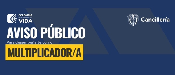 Convocatoria: Multiplicador del programa Colombia Nos Une en Madrid, abierta hasta 25 de febrero de 2024