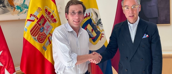 Cónsul de Colombia en Madrid, Rodrigo Pinzón Navarro, dialogó con el Alcalde de Madrid José Luis Martínez-Almeida