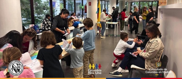 Consulado de Colombia en Madrid y el Instituto Caro y Cuervo realizan taller de colombianismos con niños y familias